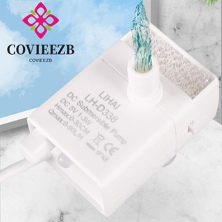 Máy bơm nước cho thú cưng COVIEEZB, Máy bơm chìm Mini đèn LED siêu yên tĩnh, Máy hút 3 cốc hút USB 5V Máy bơm nước có thể tháo rời Thay thế mèo