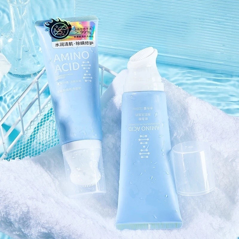 Sữa Rửa Mặt Nicor Amino Acid Dưỡng Ẩm 120ml Cho Nam Nữ-BOMME