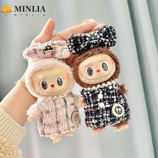 Quần áo búp bê MINLIA Labubububu, Vòng cổ Vải thời gian Labububupu 17cm sang trọng, Bộ đồ trang phục Bộ sưu tập thay thế Búp bê sang trọng Quần áo Phụ kiện búp bê bông