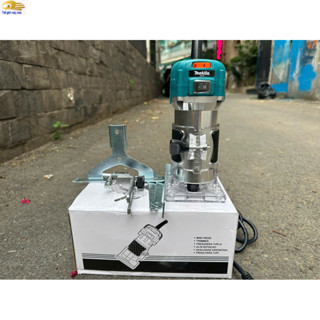 Máy Phay Gỗ MAKITA 6mm RT3709 có điều tốc 720W với thích hợp soi mộng gỗ, phay gỗ, tạo rãnh thế giới máy vn