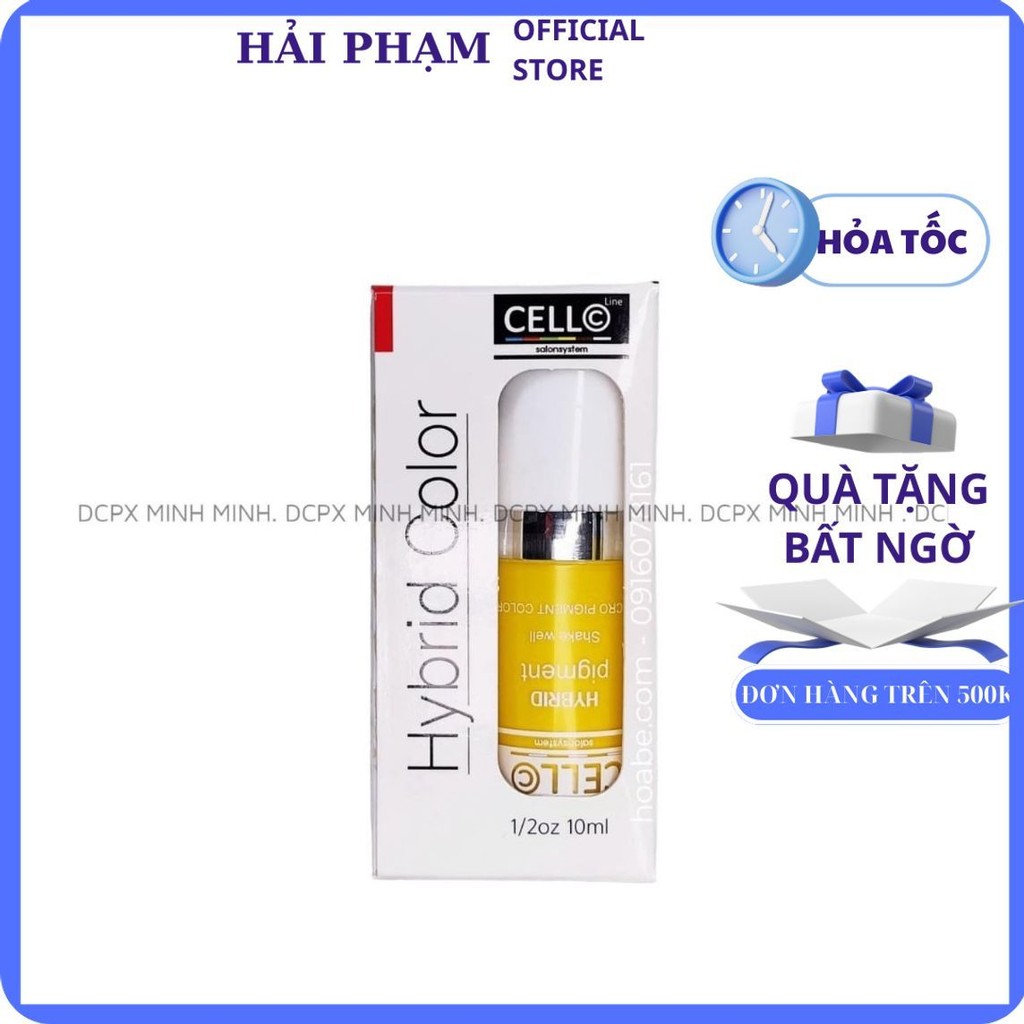 Mực Phun Xăm Vàng Chanh Cello Chính Hãng hàn Quốc Khử Thâm Siêu Tốt