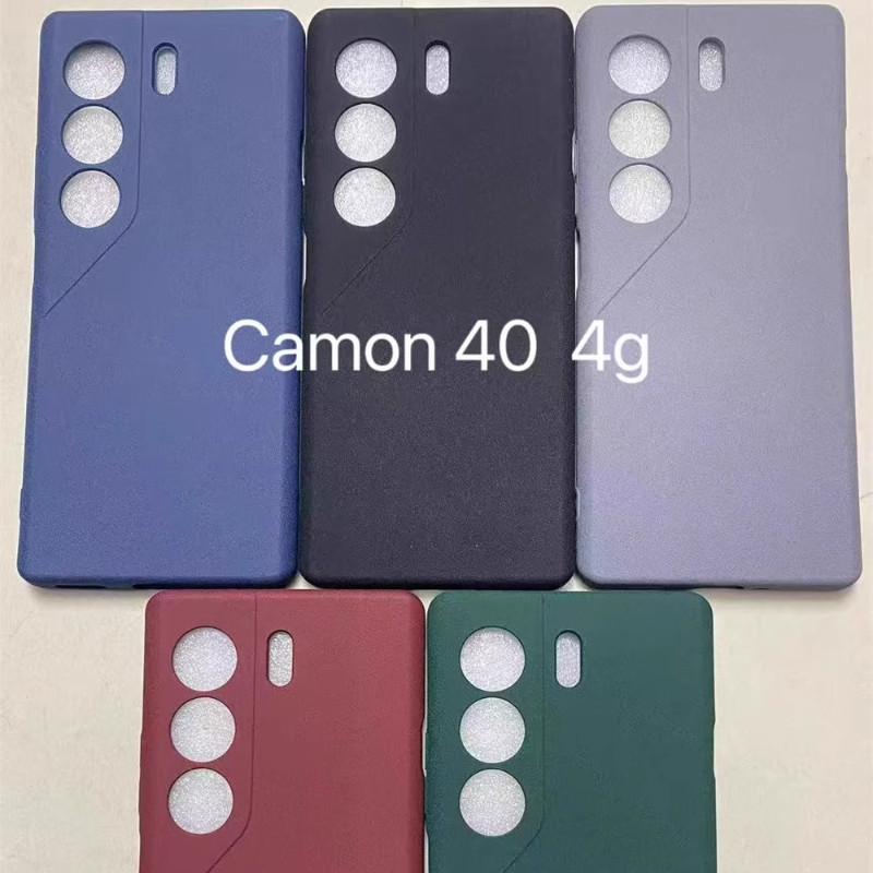 Dành Cho Tecno Camon 40 4G Slim Matte Sandstone Mềm Điện Thoại Dành Cho Tecno Camon 40 Pro 5G Camon4