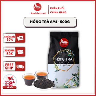 Hồng Trà/ Trà Đen AMI Làm Nguyên Liệu Pha Chế Trà Sữa Gói 500g