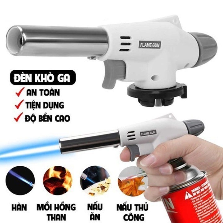 Khò Gas Mini Tự Động Đánh Lửa - Đầu Khò Gas Điện Tử Cầm Tay - Đầu Khò Gas Chuyên Dụng..