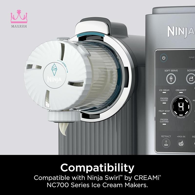 Maxrrh Pints Và Nắp Cho Swirl NC700 Series Máy Làm Kem & Mềm Phục Vụ, Máy Rửa Chén An Toàn, XSK7PNTLD2B64B Mới