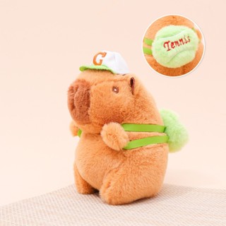 Móc khóa gấu bông Capybara dùng trang trí balo túi xách làm quà tặng bạn bè sinh nhật noel BEE GEE