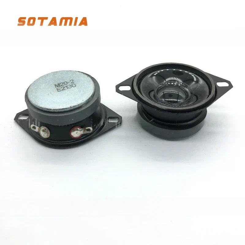 Sotamia 2 Cái 40MM Tweeter Loa Mini 4 Ohm 5W Âm Thanh Treble Loa Bên Ngoài Âm Thanh Từ Tính Âm Nhạc 