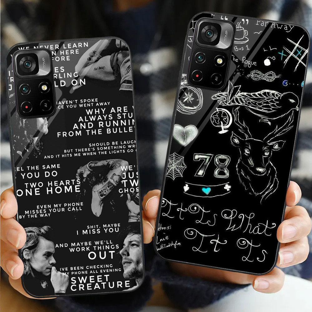 Ốp Điện Thoại Thủy Tinh Louis Tomlinson Cho Xiaomi POCO F3 F4 F5 M3 M4 M5 M6 4G X3 X4 GT NFC X5 X6 P