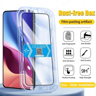 Kính cường lực khung tự dán Cho Xiaomi Mi 13 9T 10T 11T 12T 13T POCO F2 F3 F5 F6 X3 X4 X5 5G Redmi Note 9 10 11 12 13 14 10C 12C 14C A3