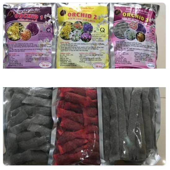 SET 3 Gói Phân Bón Lan ORCHID 1, ORCHID 2, ORCHID 3 - Dưỡng rễ, Cây, Kích Ra Hoa cho Phong Lan, cây 