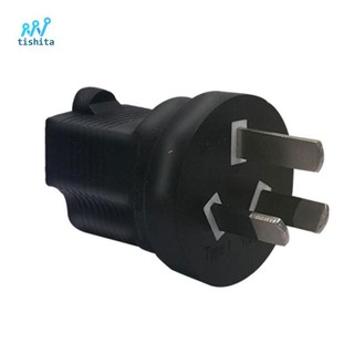 Au đến 5-15R US Plug Adapter 10A / 250V Đầu nối màu đen cho Úc Trung Quốc Argentina