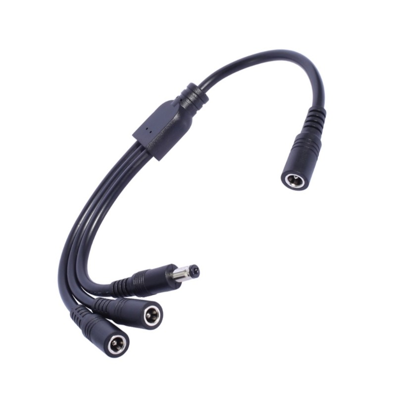 Cáp nối dài nguồn WU 1 đến 3 chia DC5521 30cm cho máy ảnh Tapo C110 C211 C510W