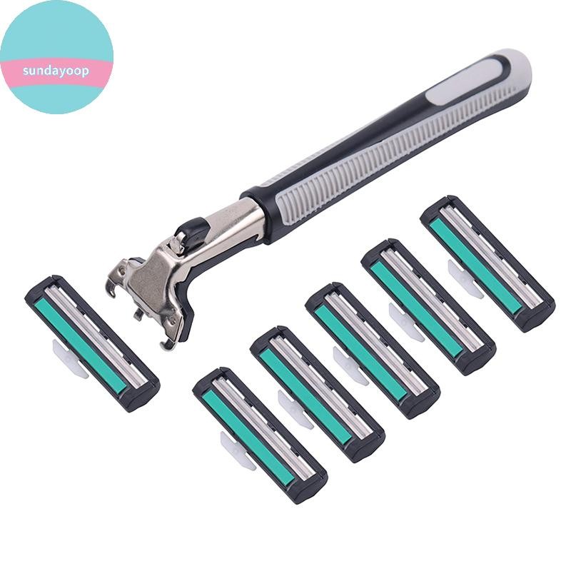 Sund Nam Hướng Dẫn Sử Dụng Máy Cạo Râu 2 Lớp Dao Cạo Râu Với 30 Lưỡi Dao Cho Nam Cạo Râu Nữ Tẩy Lông