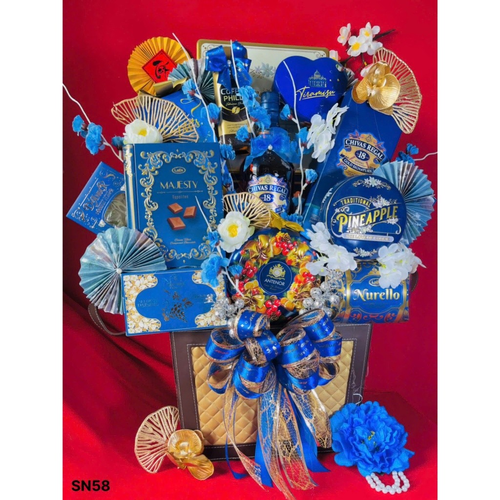 Set giỏ quà biếu tặng Lễ Tết Lộc Phát Cát Tường SN58