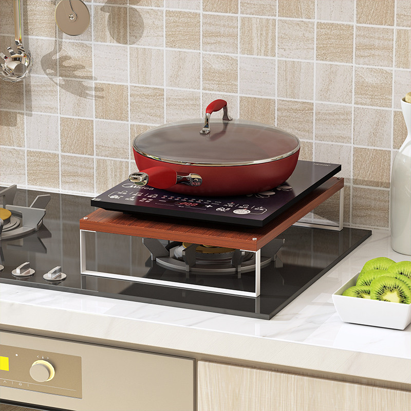 Kệ bếp kệ bếp cảm ứng giá đỡ trên bếp lò vỏ bọc bếp ga tích hợp cho gia đình