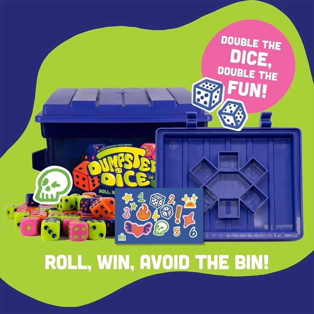 Dumpster Dice Fast paced Family Dice Game