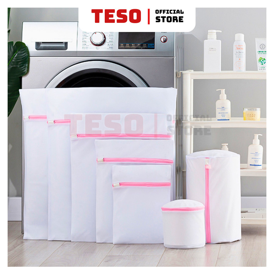 [NHIỀU SIZE] Túi Lưới Giặt Đựng Quần Áo, Đồ Lót Trong Máy Giặt - Túi Giặt Bảo Vệ Quần Áo, Áo Ngực, Quần Lót -TESOVN