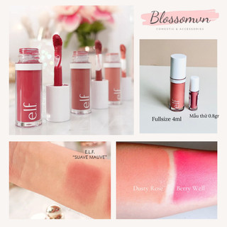  Má hồng kem ELF Camo Blush Berry Well - Dusty Rose - Suave Mauve mẫu thử 0.8gr 