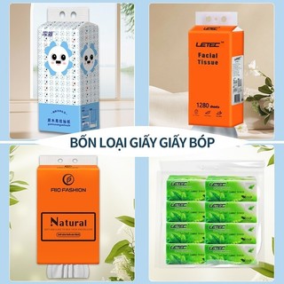 【Khăn Giấy Mềm Mại & An Toàn】🌿 - Bảo Vệ Gia Đình Từng Lớp!