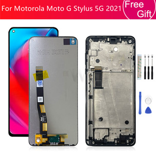 Dành Cho Motorola Moto G Stylus 5G 2021 Màn Hình LCD Bộ Số Hóa Màn Hình Cảm Ứng Có Khung XT2131LCD Màn Hình Linh Kiện Thay Thế