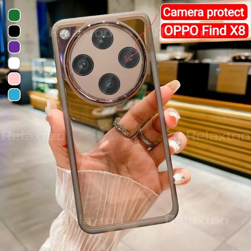 Oppo FindX8 Pro 5G Vỏ Mềm Trong Suốt Cho OPPO Find X8 Pro X8Pro FindX8Pro 5G PKB110 Vỏ Điện Thoại Cặ