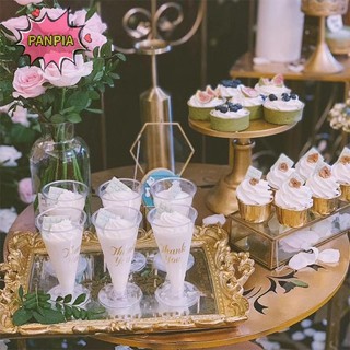 Pnpia 10 Chiếc Dùng Một Lần Mousse Bánh Cup Pudding Mini Trong Suốt Món Tráng Miệng Cốc Mini Mousse Thạch Món Tráng Miệng Sữa Chua Đảng Bánh Cốc Nhựa Boutique