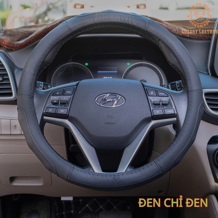 Bọc Vô Lăng Da Bò Nguyên Tấm Con Bò Cười