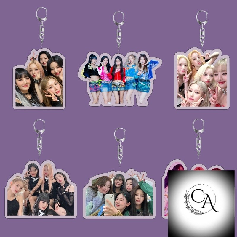 Móc Khóa Túi Xách Bằng acrylic Hình GIDLE TOMBOY NXDE (G) I-DLE Minnie YUQI MIYEON SHUHUA