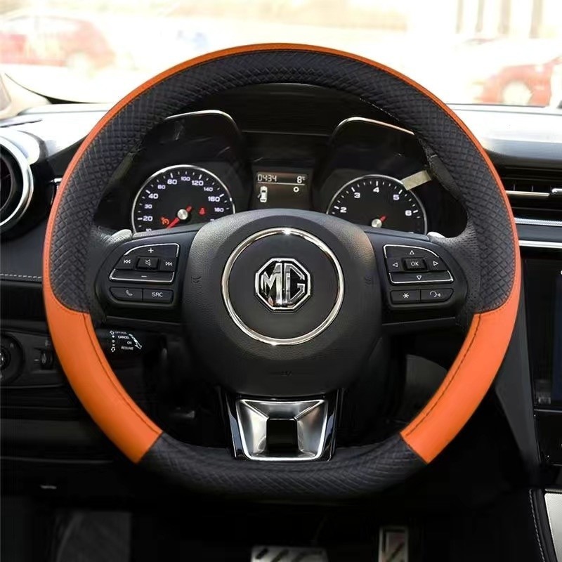 Vỏ Vô Lăng Ô Tô Bằng Da Sợi Nhỏ Phụ Kiện Ô Tô Chống Trượt