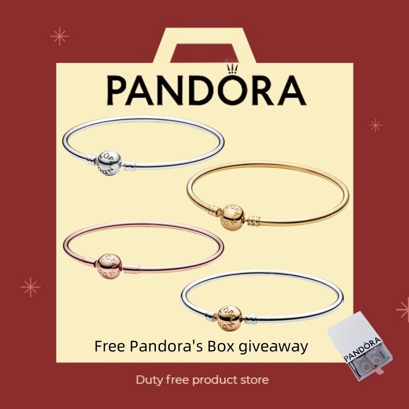 Vòng tay Pandora Moments 590713 Bộ trang sức bạc Pandora 100% 925 Bộ đôi tinh tế