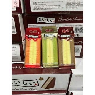 [2kg-20 bánh] Bánh bông Lan  Tam giác Weisel Trà xanh - Socola - Dâu - Khoai môn - Phô mai