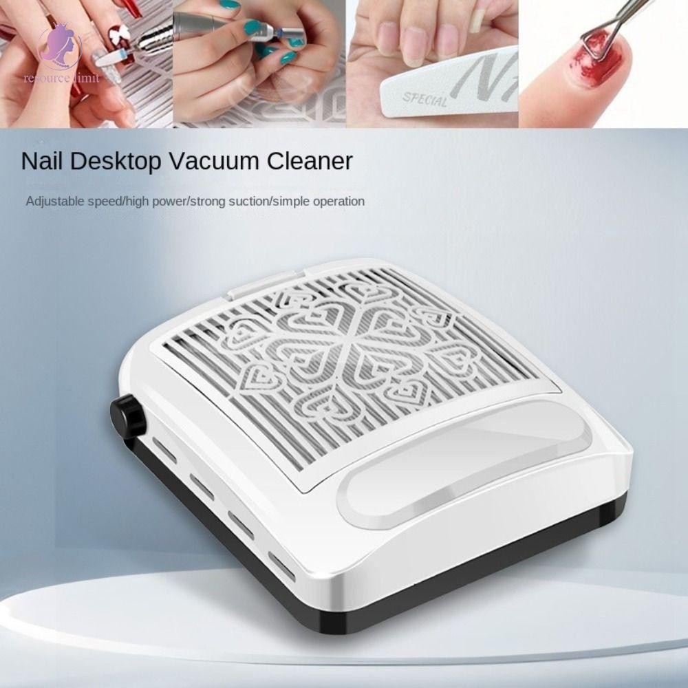 RESOURCE LIMIT Nails Máy hút bụi Tốc độ quạt ​​Phích cắm US có thể điều chỉnh cho nghệ thuật làm móng