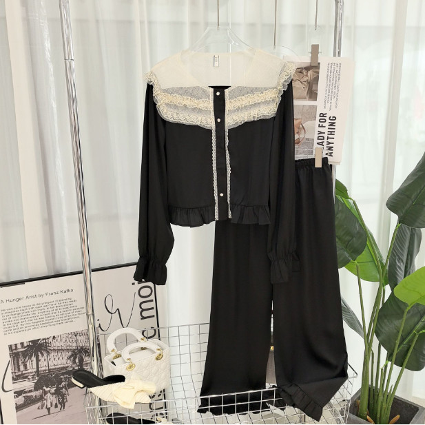 Bộ đồ ngủ lụa mỏng kiểu dáng nữ Victoria 's Secret, đồ ngủ lụa băng rộng QSJL