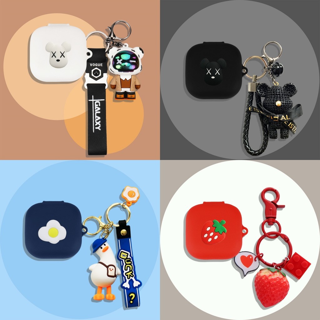 For Baseus Bass BD1 Case Baseus Bass BD1 Cartoon Bear Astronaut Silicone Soft Case Baseus Bass BD1 S