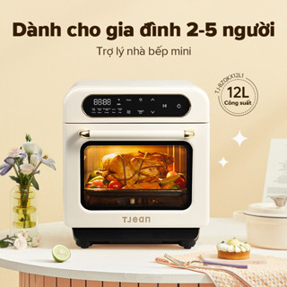 TJean Nồi chiên hơi nước không dầu 12L steam oven lò nướng Nồi Hấp Điện đa chế độ nấu cài sẵn