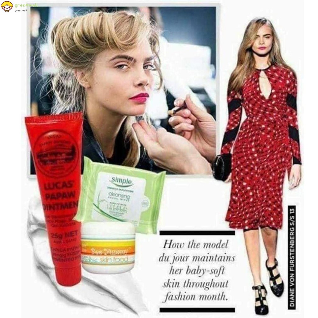 Kem dưỡng môi dưỡng ẩm Papaya Cream Dưỡng ẩm lâu trôi Son dưỡng ẩm cho môi chăm sóc môi ban ngày