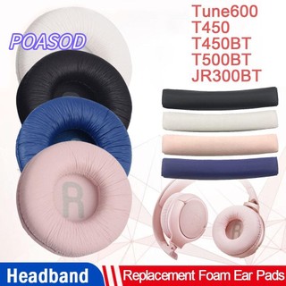 Mayshow 1 Cặp Miếng Đệm Tai Protein Phụ Kiện Da Bọt Băng Đô Cho Tune600 T450 T450BT T500BT JR300BT