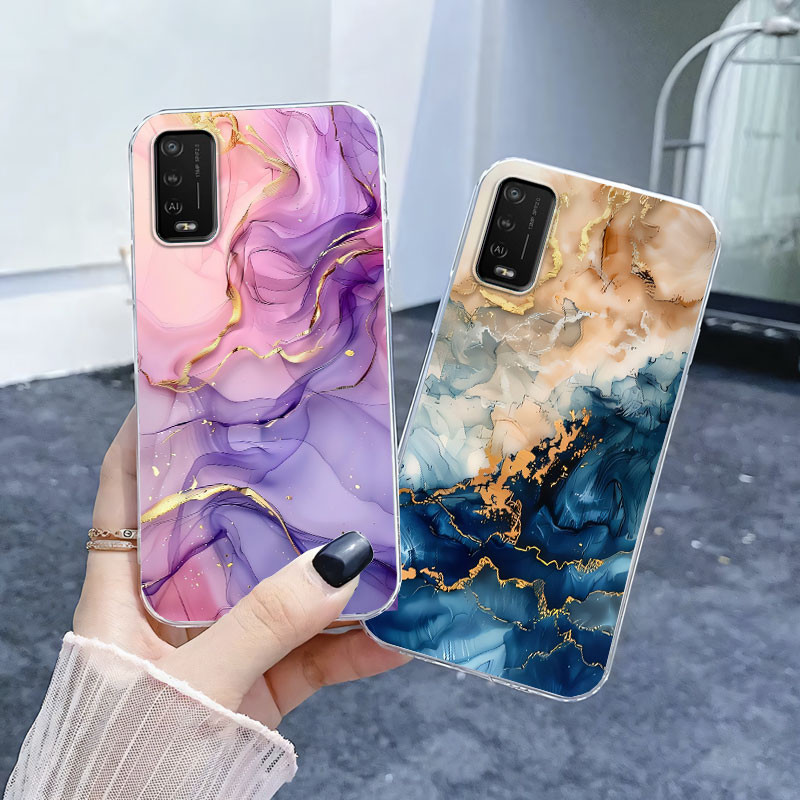 Dành Cho Wiko Power U20 U10 U30 Ốp Lưng Điện Thoại Sang Trọng Cho Wiko Power U30 Bướm Hoa Trong Suốt