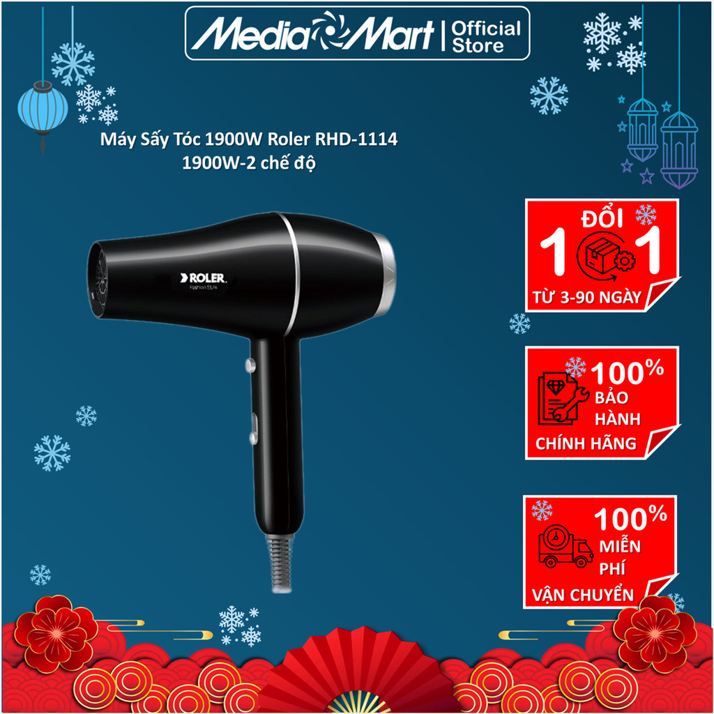Máy Sấy Tóc 1900W ROLER RHD-1114