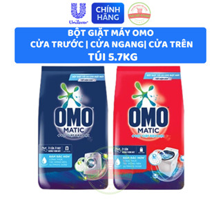  Bột Giặt Máy OMO MATIC Cửa Trên | Cửa Trước | Cửa Ngang - Túi Lớn 5.7KG 