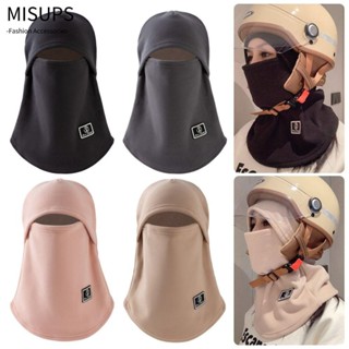 Mũ Balaclava lông cừu MISUPS, Mũ chui đầu ấm áp nhung, Quấn mùa đông Mũ bảo hiểm chống gió chống bụi Unisex