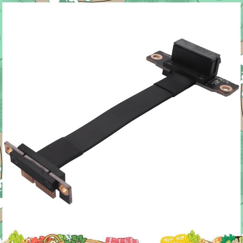 Cáp nâng PCIE X1 Dual 90 độ Góc phải PCIe 3.0 X1 sang X1 Cáp nối dài 8Gbps PCI Express 1X Riser Card