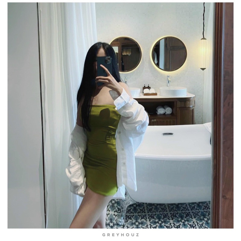 Đầm body ống ulzzang cúp ngực chất thun borip dày dặn dáng ôm nhiều màu đi tiệc | BigBuy360 - bigbuy360.vn