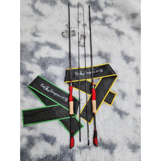  Cần lure bọ cạp Đỏ hàng cao cấp phôi carbon xoắn X Toàn Thân cực khỏe 