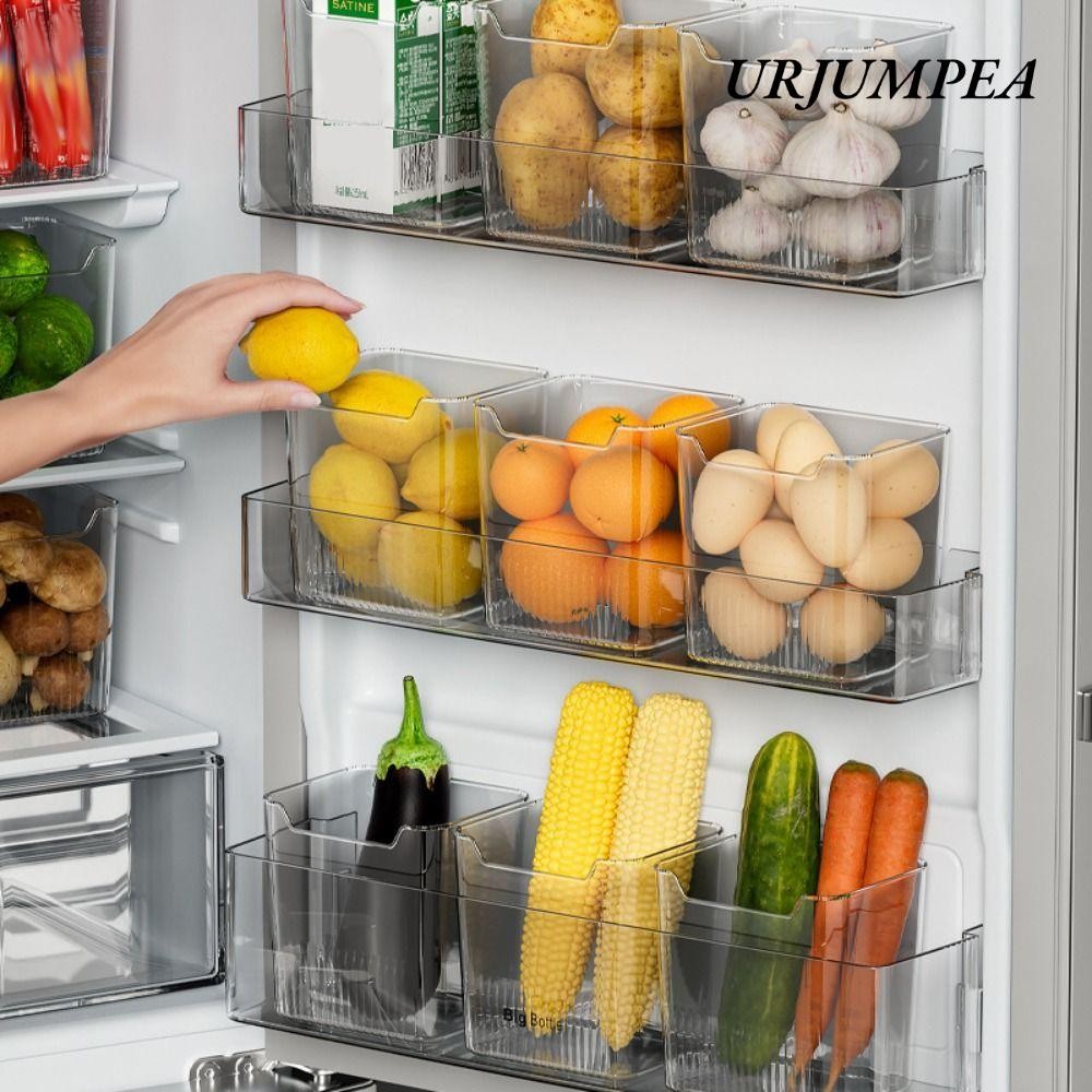 Hộp lưu trữ cửa bên tủ lạnh URJUMPEA, Giá sắp xếp nhà bếp Giá sắp xếp tủ lạnh đa chức năng, Kệ phân loại thực phẩm Thực phẩm bảo quản tươi