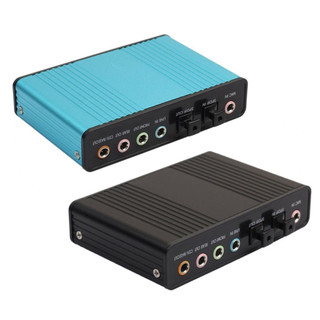 Card Âm Thanh USB 6CH + Optical Audio - Âm Thanh 5.1 Chất Lượng Cao Cho Máy Tính & Laptop