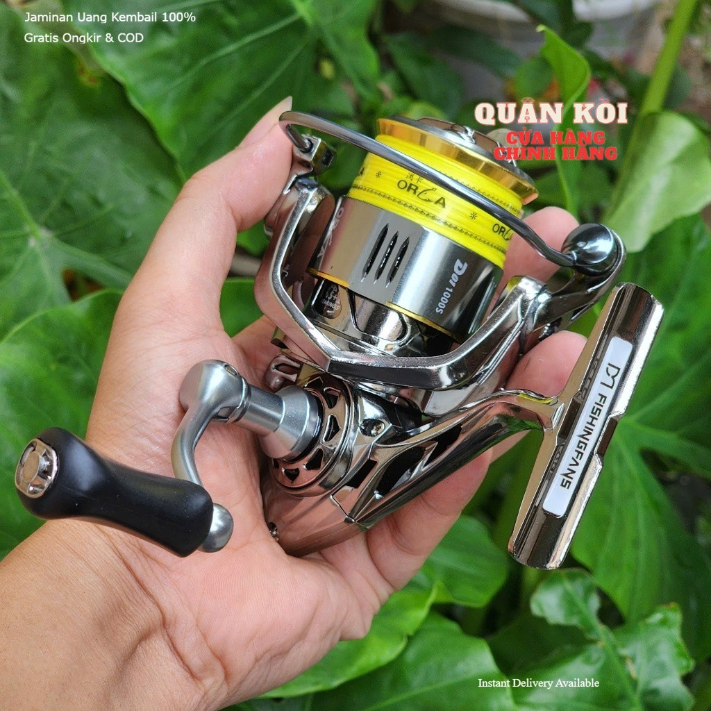 [Chính hãng] Máy Lure Đứng Cao Cấp Orca  D01 Có Sẵn Dây Pe-  Siêu Tiện lợi  Size 1000S cho UL và 300