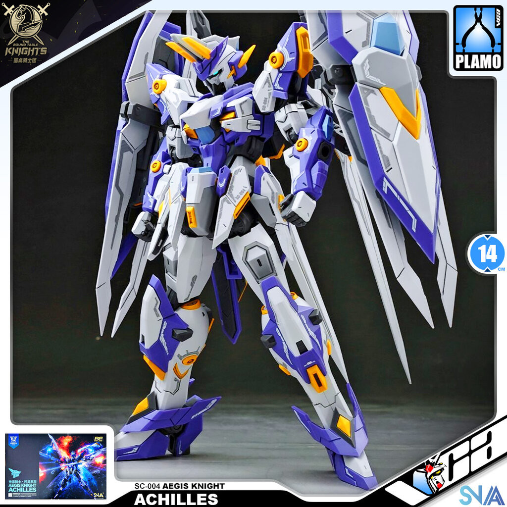 VCA ️ SNAA REAL GRADE 1 / 144 RG AEGIS KNIGHT ACHILLES Lắp Ráp Mô Hình Robot Gunpla Đồ Chơi