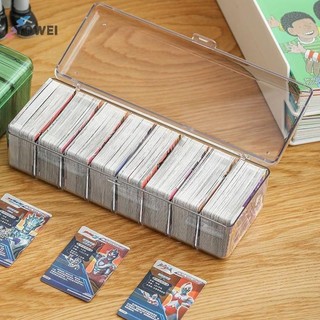 Yowei Trong Suốt Hot Trading Card Deck Box Dung Tích Lớn Hộp Đựng Thẻ Người Tổ Chức Lưu Trữ Sưu Tập Thẻ Trò Chơi Trường Hợp VN