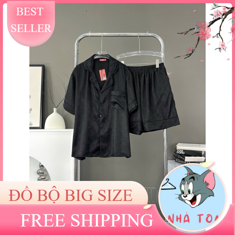 Đồ Bộ Cao Cấp lụa xước bigsize Đùi